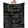 25th Anniversary Wedding Gifts for Couple Her Him Wife Husband, Gift for 25th Silver Wedding Anniversary, 25 Years of Marriage Gifts for Couple, Back