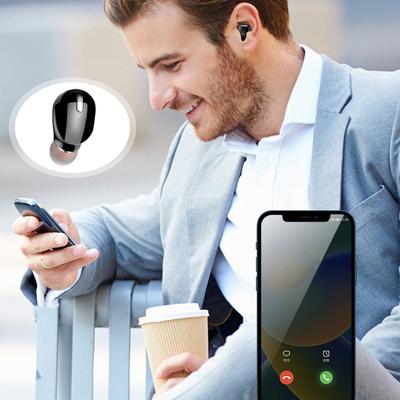 Bluetooth Earbud Earphone Single Hidden In Ear Headset for Car Office Use IPX5 Waterproof with Long Battery Life