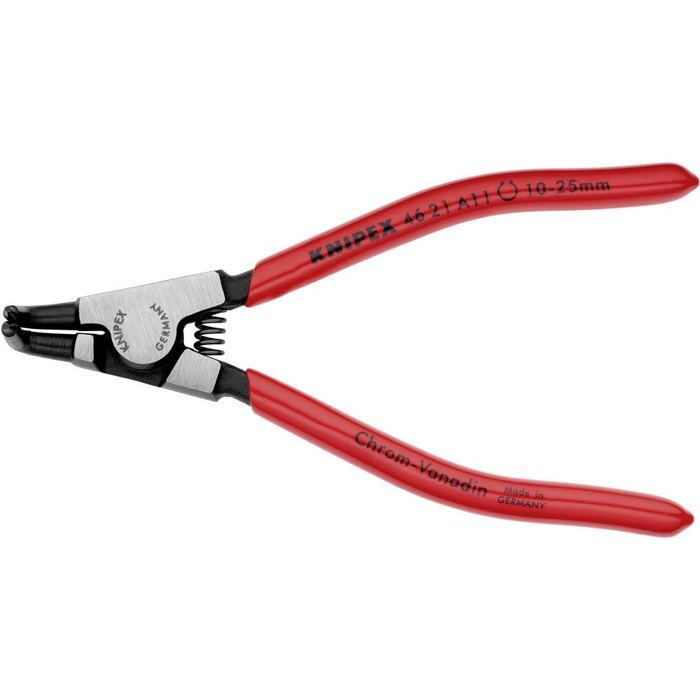 Pince pour circlips - KNIPEX - DIN/ISO5254-B - Courbée - Ø 10-25mm - Acier et Plastique