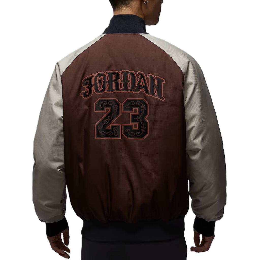Jordan Sport Year Of The Horse Limited Edition Cny New Year Warm Baseball Collar Long Sleeve Cotton Jacket Men jackets IQ3966216
