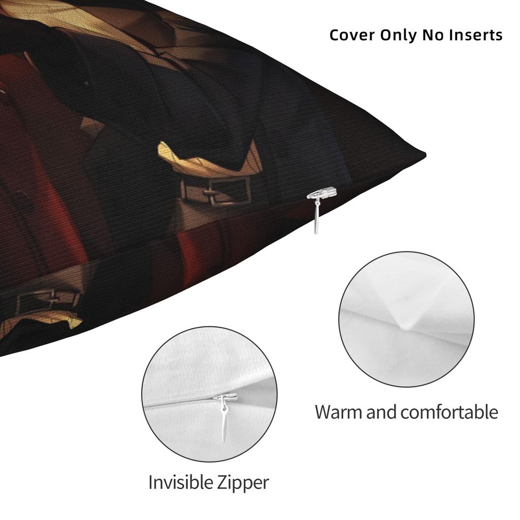 Decorative Pillowcase R-Radiostatic Vox Alastor  Merch Living Room  Pillow Case Cover Zipper Multiple Sizes