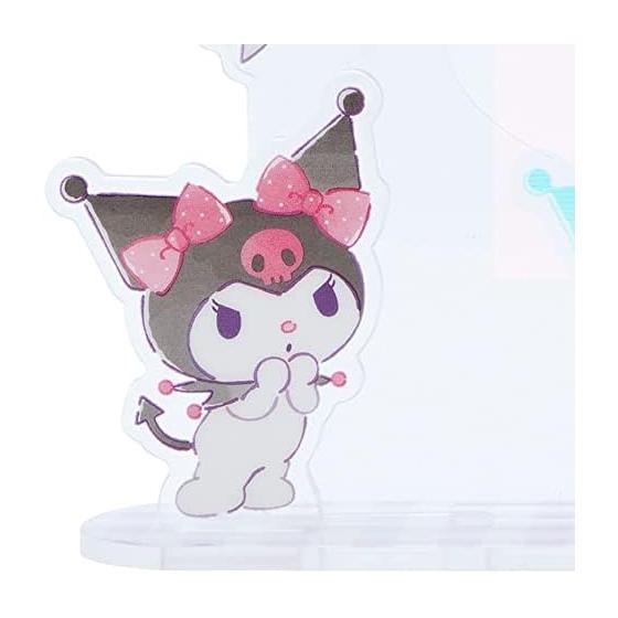 Sanrio Kuromi Cheki Stand (Enjoy Idol) 950220 Acrylic Stand with Heart-Shaped Hole On Back Frame