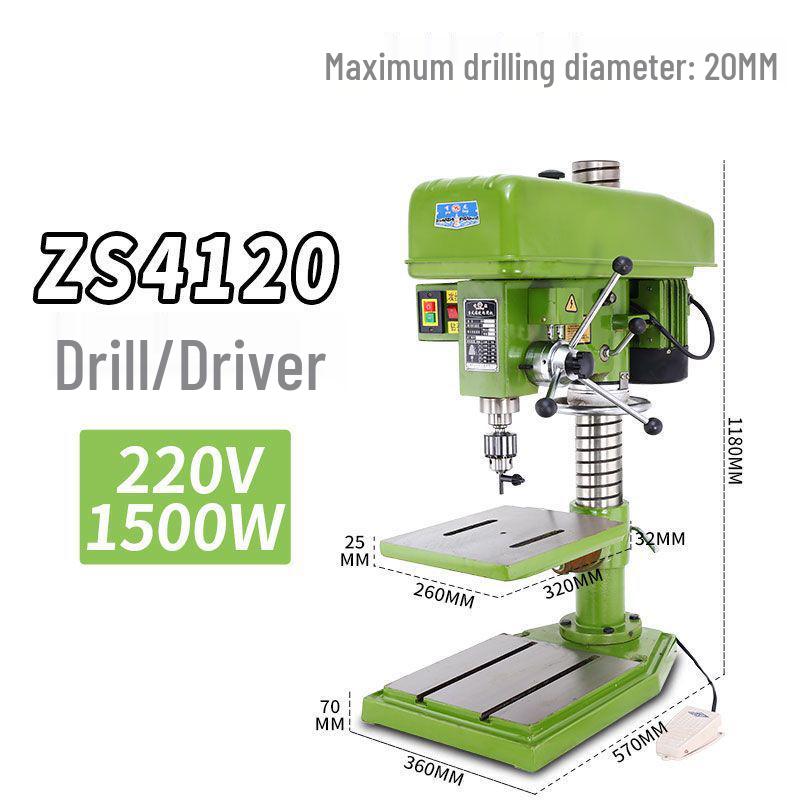Xizi Longtai 220V Industrial Multifunctional 16MM High-Power Precision Drill Press for Household Use