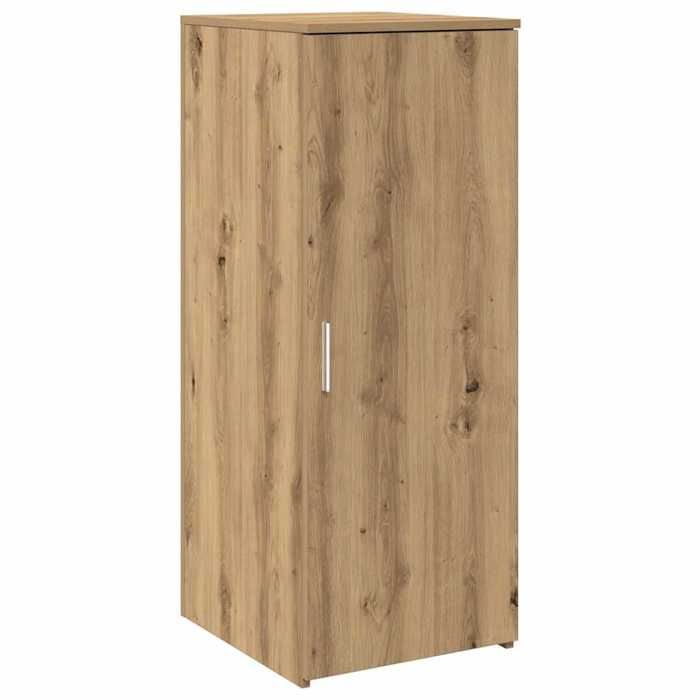 VidaXL Armoire rangement chêne artisanal 40x45x103,5cm bois ingénierie, armoire, armoire de bureau, armoire anti-bascule, 859041