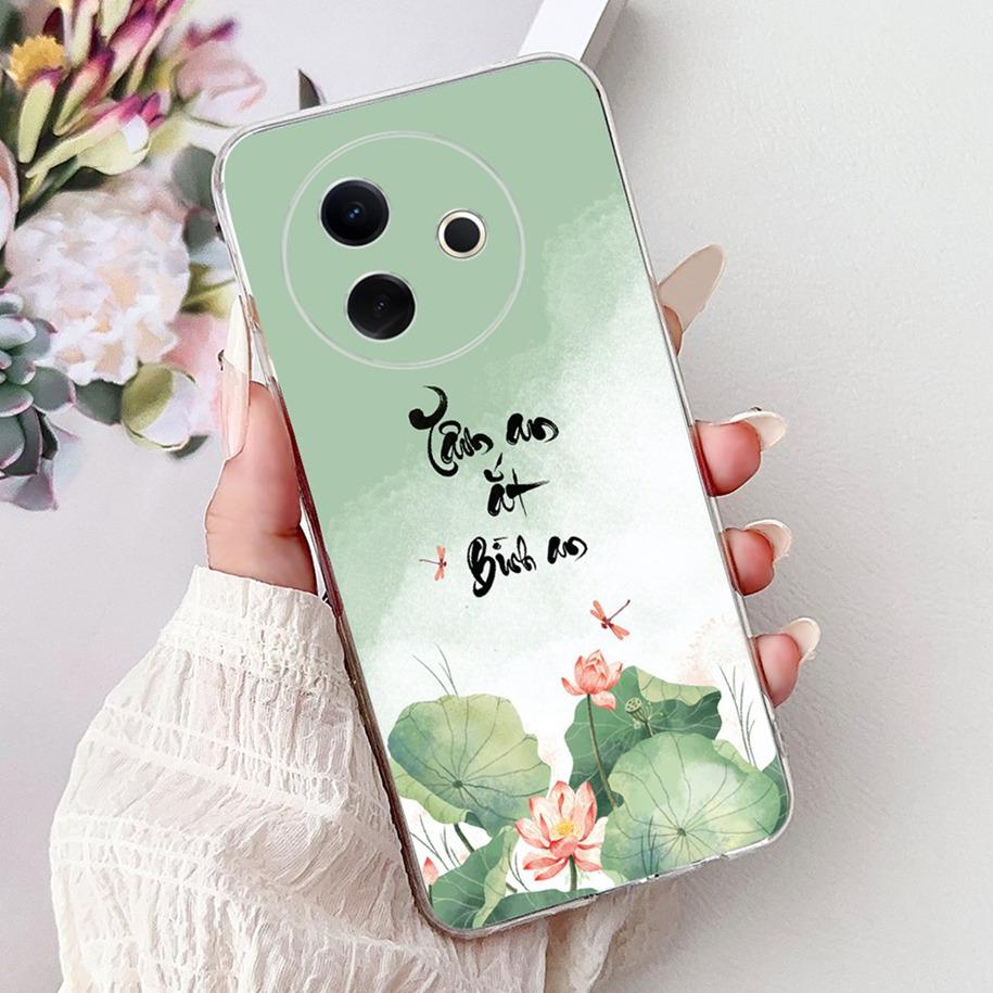 Hülle Für Vivo Y39 Y300i 5G Cover V2436 V2444A Neue Mode Blume Schmetterling Weiches Silikon Klare Hülle Für VivoY39 VivoY300i Funda