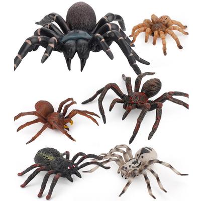 Animale Simulare Insectă Model Solid Tarentulă Păianjen Negru Halloween Glumă Înșelătoare Înfricoșător Amuzant Figurine de Acțiune Jucării Educative