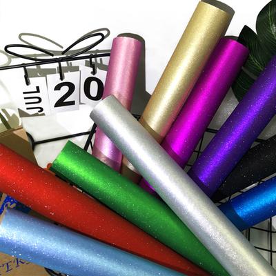 Holografisch glitter zelfklevend knutselvinyl 30,5 x 30,5 cm/12 x 12 inch, 7 verschillende kleuren met 2 stuks