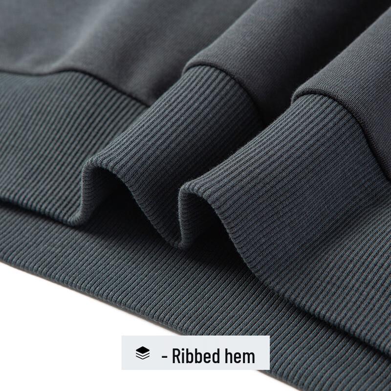 FORTEI Men's Silk & Cotton Blend Round Neck Sweatshirt