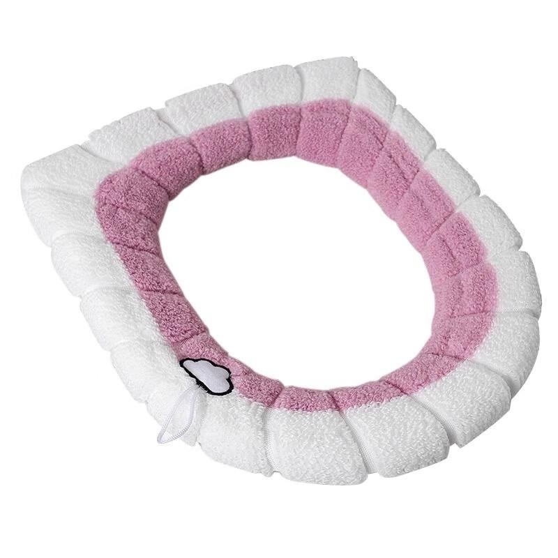 Nordic Style Plush O-Shape Toilet Seat Cover - 20 Pack