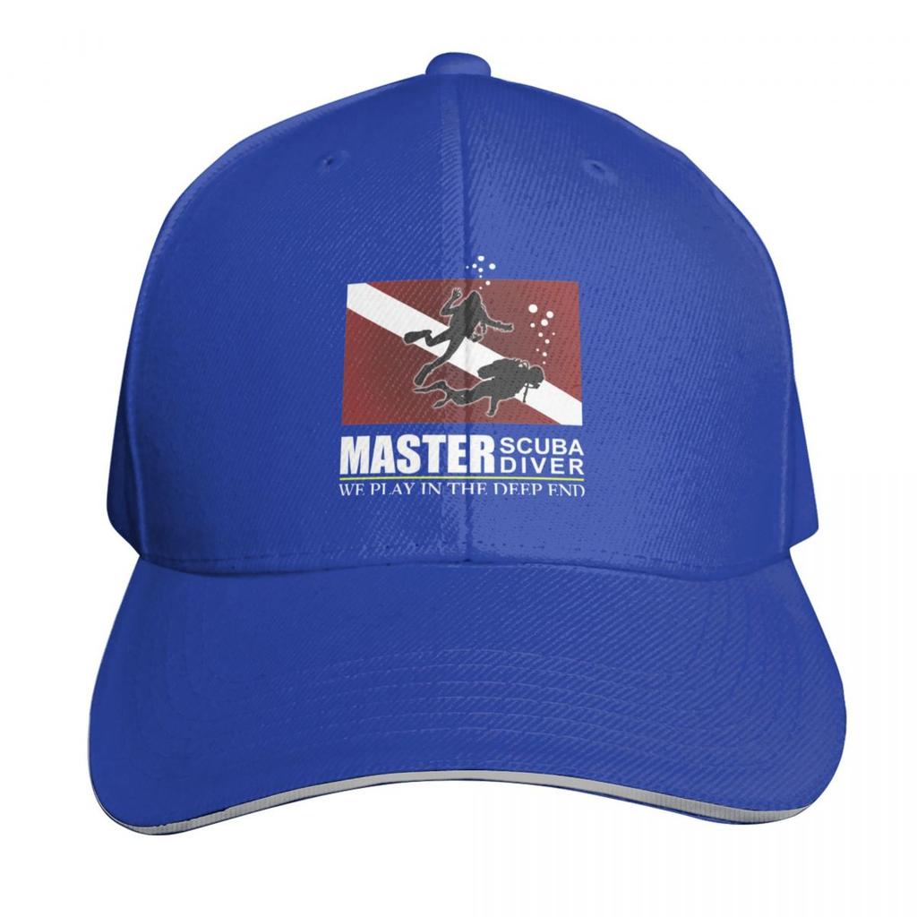Master Scuba Diver Baseball Cap Moisture Wicking Quick Dry Curved Brim Classic Fit Low Profile Unstructured