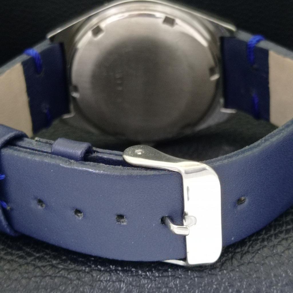 VINTAGE SEIKO 5 AUTOMATIC 6309A JAPAN MENS BLUE COLOR DIAL WATCH a701654-5 R206c-a701654