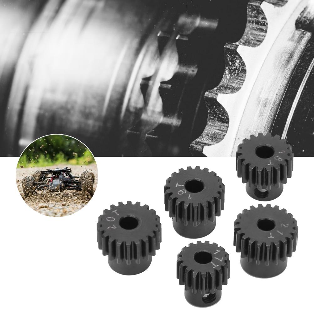 Metal 48P Pinion Gear Set 17T 18T 19T 20T 21T Fit for ECX 2WD 1 10 RC Hobby CarBlack