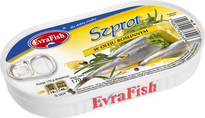 Evrafish Szprot W Oleju 170 G
