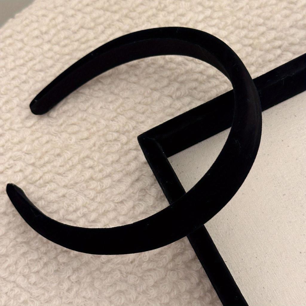 Headband For Women Girls Vintage Velvet Hair Band Korean Version Hair Hoop Elegant Headdress 2025 Popular Gifts