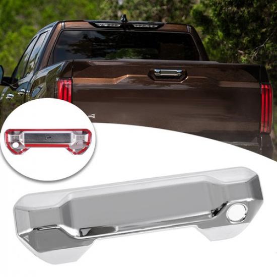 Car Rear Tailgate Door Handle Cover Trim Accessories For Toyota Tundra 2022-up