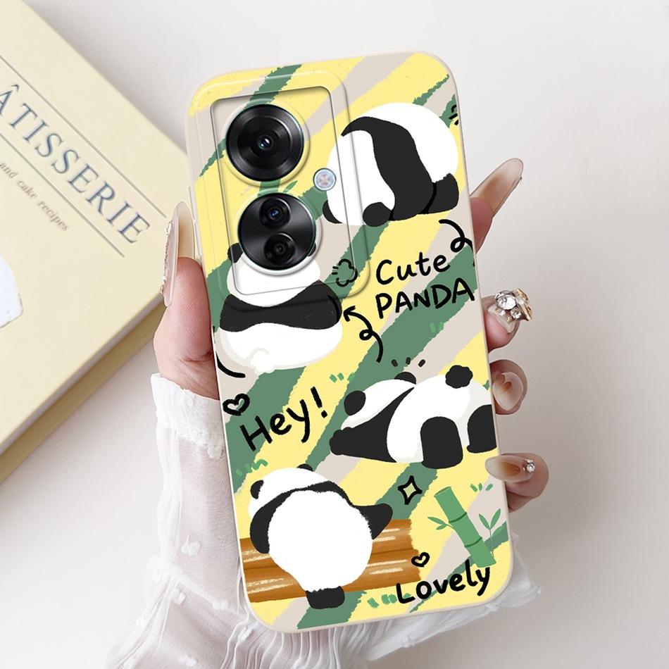For OPPO Reno11 F 5G Case Reno 11F CPH2603 2024 Elegant Printing Camera Protective Shockproof Soft Silicone Phone Cases
