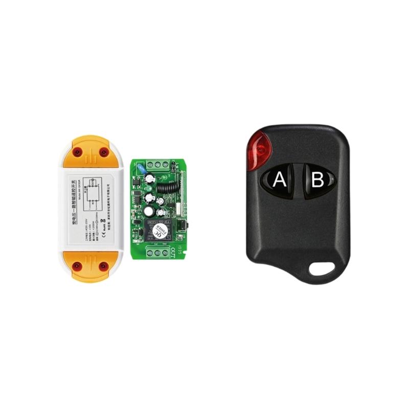 Wireless Single Channel Remote Switching Lighting Controller Multiple Working Modes Support Global Voltages AC80-265V