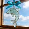 Car Pendant Handcrafted Sea Glass Ornament Sea Turtle Octopus Seahorse Ocean Animal Design Ornament Beach