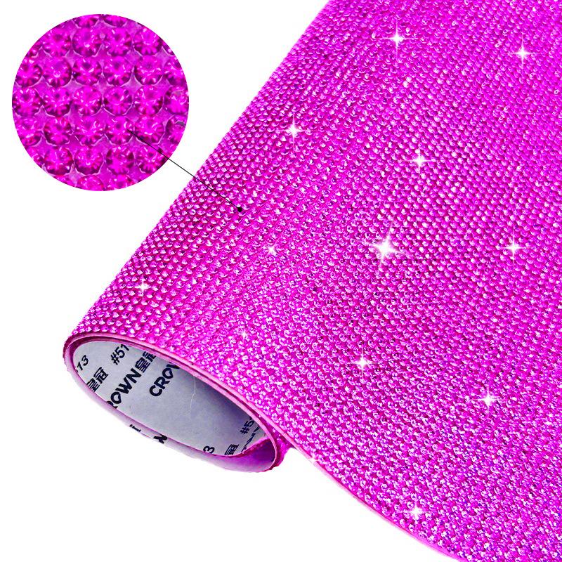 Self-Adhesive Rhinestone Sheets for DIY Car Decoration and Jewelry