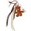 New leather coffee bear limbs movable alloy bear pendant bag lanyard pendant fashion accessories