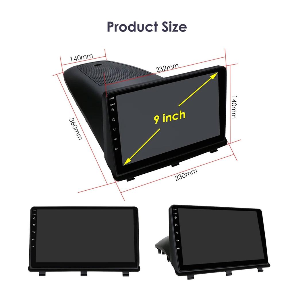 OSSURET 2 Din Android Auto Radio für Opel Antara 1 2006 - 2017 Autoradio Multimedia Video Player Kabelloses CarPlay Auto RDS Stereo Intelligentes Audio