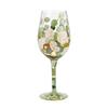 Enesco Lolita Wine Glass Bouquet In Bloom 6010661