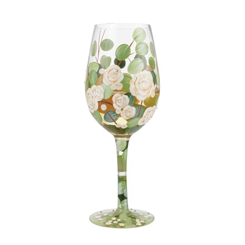 Enesco Lolita Wine Glass Bouquet In Bloom 6010661