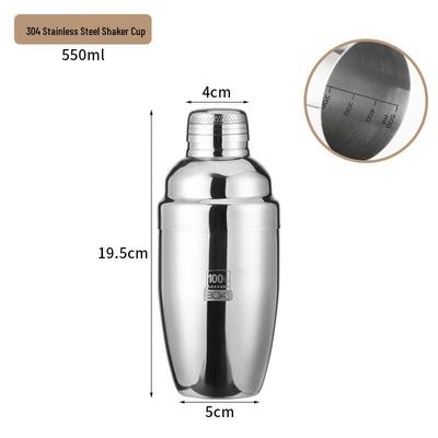 ZISIZ Edelstahl Cocktailshaker