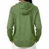 Women's Color Hooded Long Sleeve Button Down Cardigan Loose Fit Casual