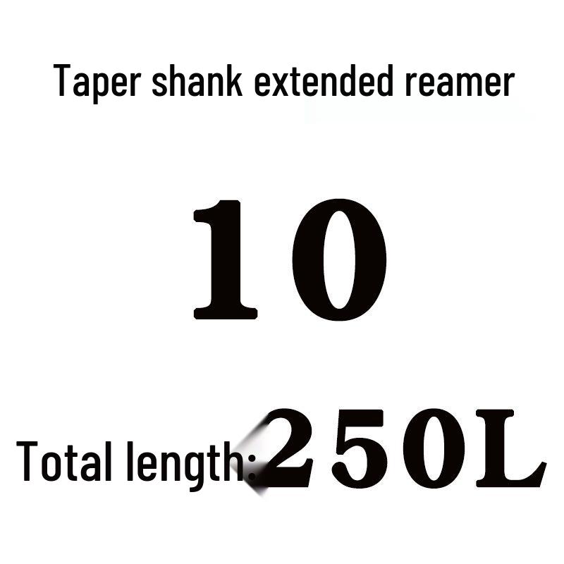 Extra Long High-Speed Steel Taper Shank Machine Reamer for Deep Holes, Sizes 16, 18, 20, 22, 24, 25, 30, 40