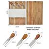 DL014 Marble Inlaid Wood Cutting Board - Home Kitchen Chopping Tool