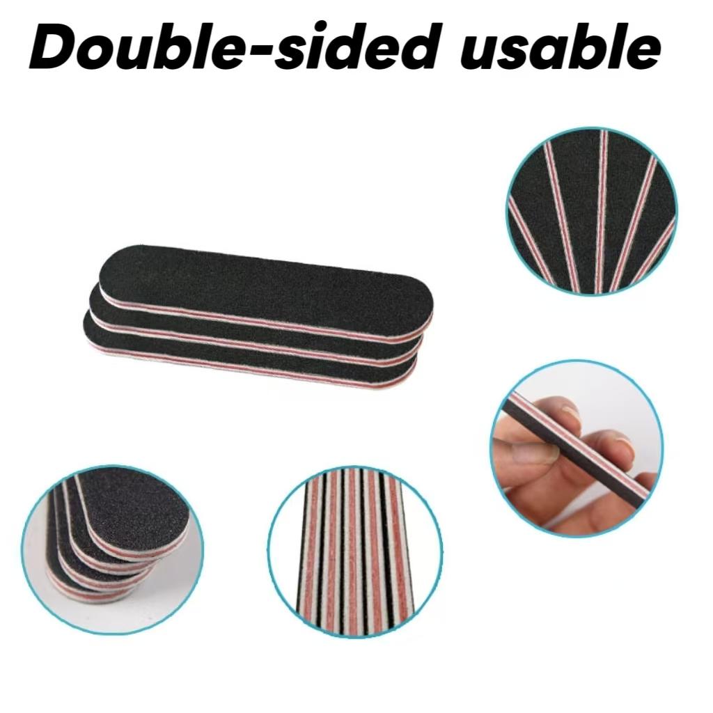 Xiaomi 25Pcs Mini Double Sided Nail Files Disposable Emery Boards Sandpaper Nail Buffers Portable Travel Manicure Pedicure Tools