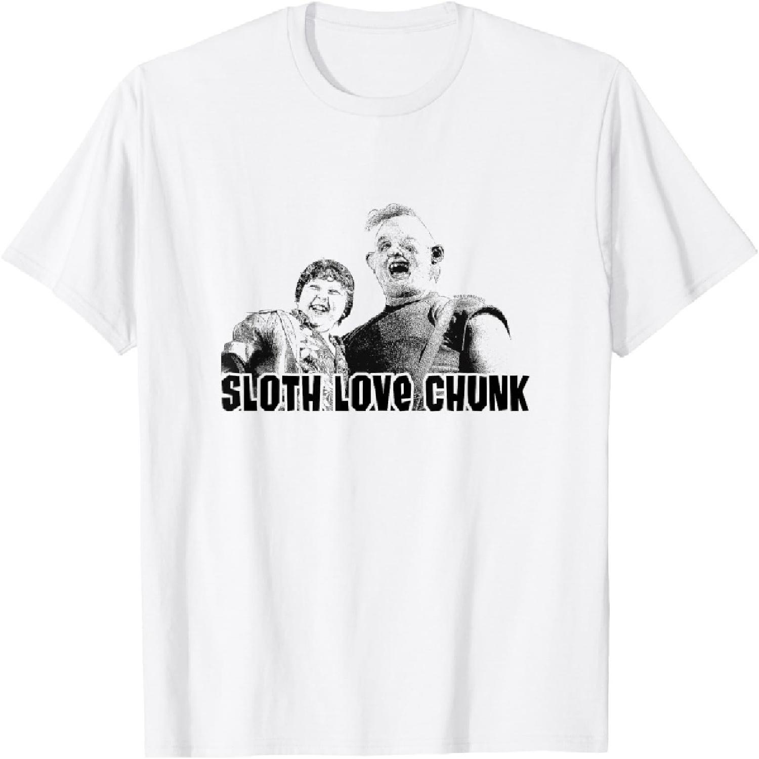Sloth Love Chunk Photocopy Movie T-Shirt S