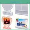 And Rectangle Moulds Resin 2pcs Heart Silicone Photo Frame Moulds For Diy Personalised Photo Silicone Tools For Souvenirs Handmade Crafts