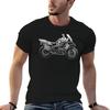 R1250gs Adventure Silhouette V1 Motorrad Touren Enduro Dual Sport T-Shirt Neuheit Druck Lässiges T-Shirt