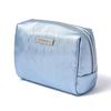 Francfranc Metallic Wave Pouch S Blue Cosmetic Pouch Makeup Case