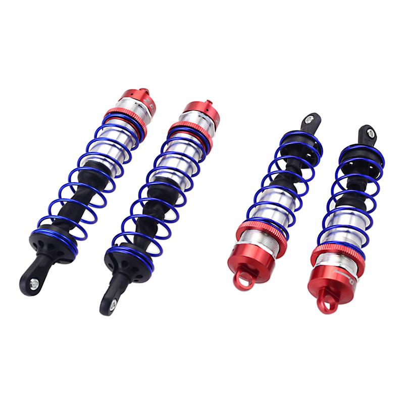 4Pcs Shock Absorber 120mm Front 140mm Rear Metal Damper Suspension for HPI TROPHY FLUX 107016 1/8 RC Racing Car Truggy ZD Racing