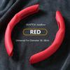 Universal Car Steering Wheel Cover NAPPA Leather 2PCS-Dimensional Anti Slip, Timple And Fashionable Protector Car Accessories