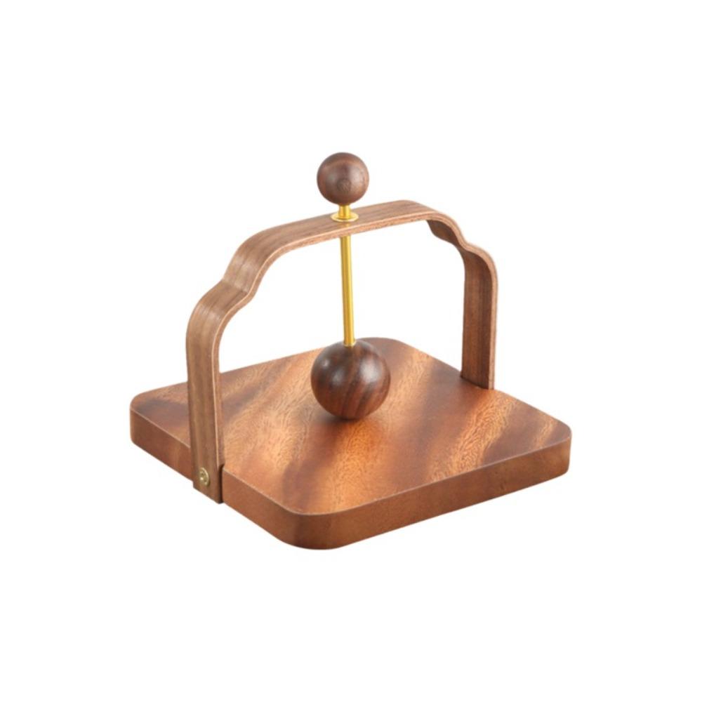 

Chinese Style Walnut Wood Napkin Holder Square Tissue Storage Box Tabletop Tissue Holder Hotel Walnut Wood