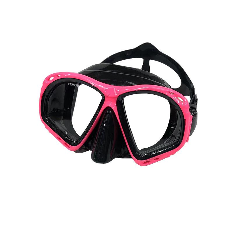 High-Definition Transparent Silicone-Free Diving Mask with Ultra-Wide Field of View