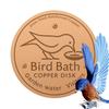 Bird Bath Copper Disk Pure Copper Cleaning Tray With 3 Point Support Bird Bath Purification Plate For Garden Patio Fountain
