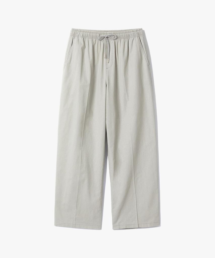 SUARE Linen-Like Fatigue Elastic Waist Pants (Type B)
