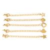 Elegant Tail Chain Extender 5cm Stainless Steel Tail Chain for Necklace Extensions Bracelet Lengthener Chain