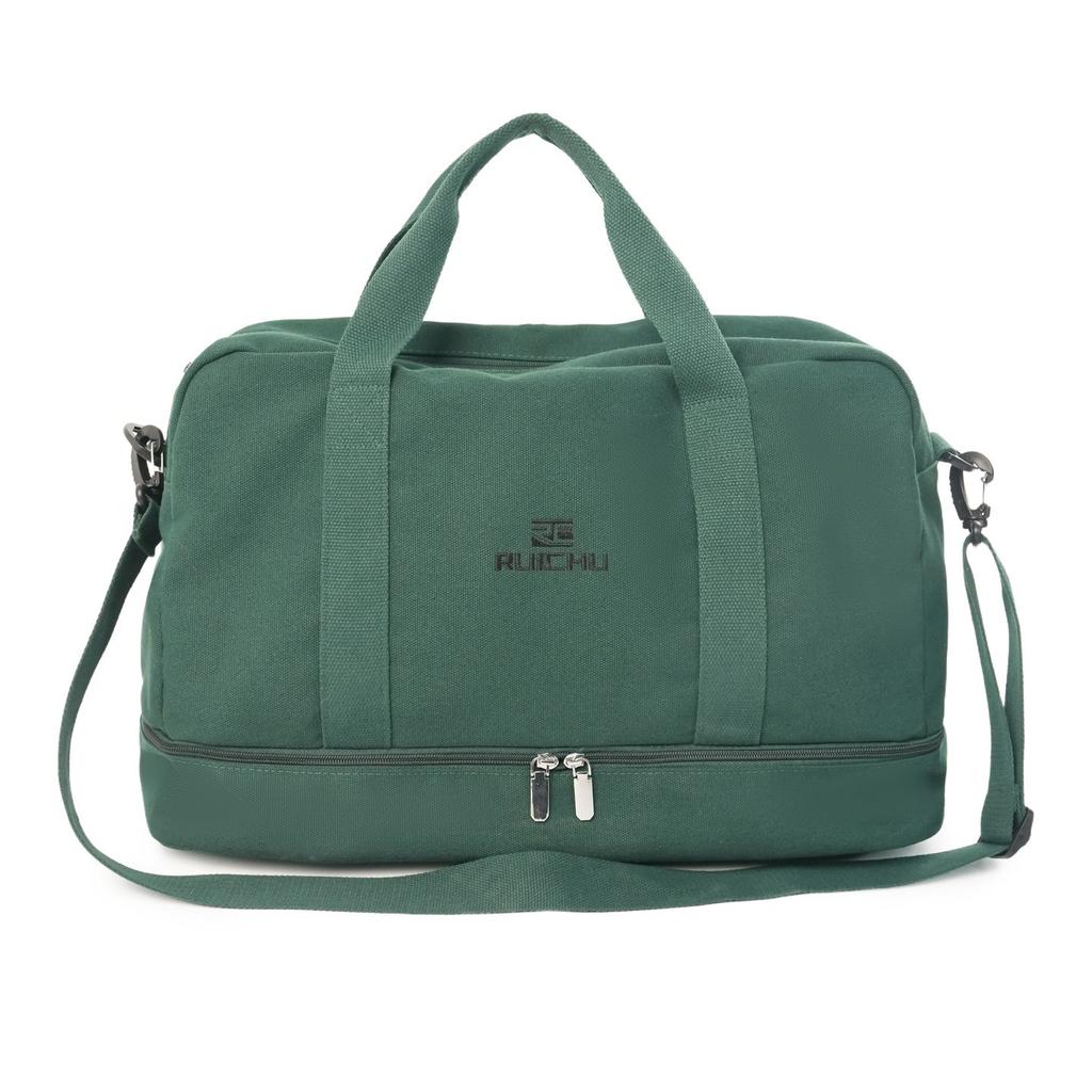 New sports and fitness bag, large capacity, suitable for short trips and business travel, with a separate shoe compartment and a dry/wet separation