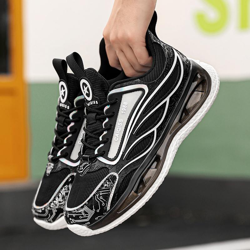 Casual Men's Running Shoes Fashion Trends Breathable Versatile Men's Sneakers Comfortable Anti Slip Outdoor Men's Safety Shoes