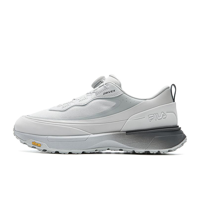FILA GF DRIVEX Abrasion Resistant, Breathable, Lightweight Low top Golf Shoes Men s Mushroom Gray A12M621712FOM 40.5