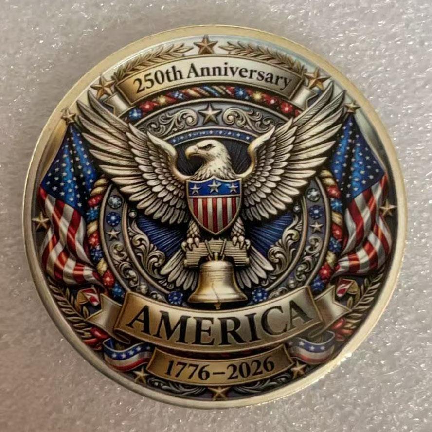 The 250th anniversary of American Independence Day souvenir coin collection