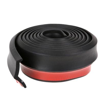Universal 2.5M Car Front Bumper Lip Rubber Bumper Protector Bumper Lip Strip Car Side Skirt Car Stickers 65mm Width Car