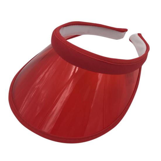 Cappello Estivo in PVC Visiera Parasole Sport All'Aria Aperta Viaggio Cappellino Traspirante Anti-UV