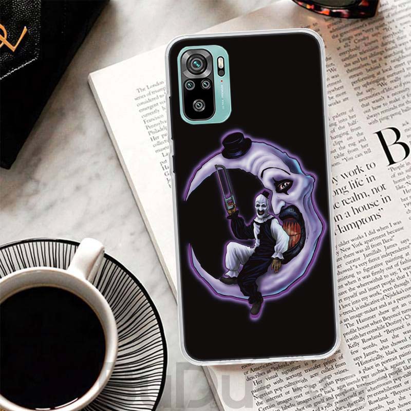 Horror Movie Terrifier Cover For Xiaomi Redmi Note 10 9S 9 8T 8 Pro 7 5 Mi 9T 10T 11T 12T 11 12 Lite 12X A3 A2 A1 Print Coque